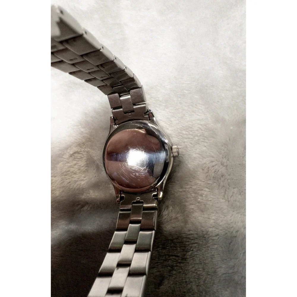 Fossil BQ1560 Modern Sophisticate Collection Multifunction Silver Crystal Watch